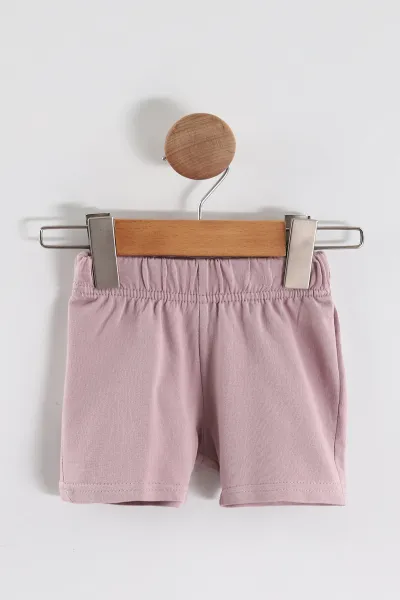 Lila (6-24 Ay)Dondurma Baskılı Kol Fırfırlı Kız Bebek Takım 467653