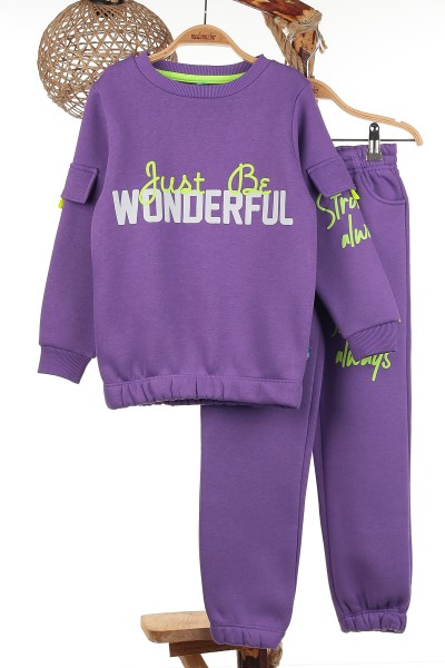 lila-7-10-yas-wonderfull-baskili-uc-ip-sardonlu-kiz-cocuk-takim-142444