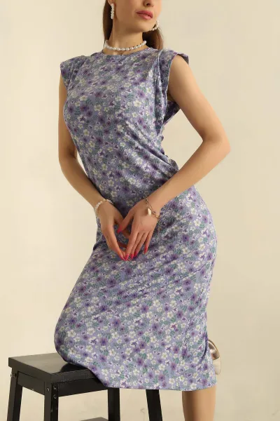 lila-desenli-helen-kumas-elbise-269355