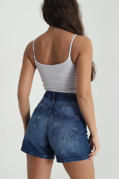 Lila Destekli Çizgili Kadın Büstiyer 485504