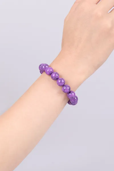 lila-dogal-tas-unisex-lastikli-bileklik-468944