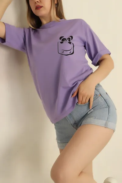lila-duble-kol-suprem-bayan-tisort-266345