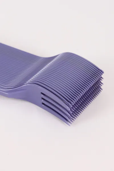 Lila Eco 25'li Plastik Çatal 462933