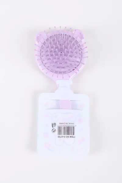 Lila Figürlü ve Kabartmalı Çocuk Saç Tarağı 420670