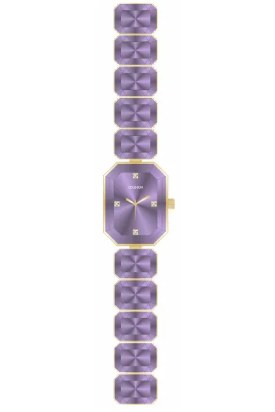 Lila Gold  Baget Taşlı Kordonlu Kadın Saat 434628
