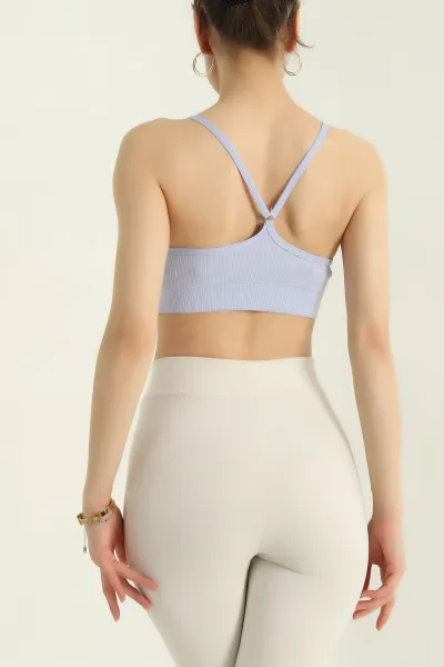 Lila İp Askılı Fitilli Fleto Büstiyer 365821