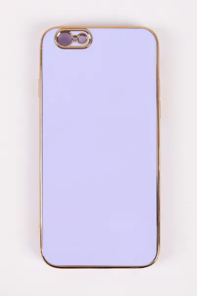 Lila İphone 6 Uyumlu Kamera Korumalı Tpu Silikon Telefon Kılıfı 467015