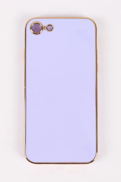 Lila İphone 7/8 Uyumlu Kamera Korumalı Tpu Silikon Telefon Kılıfı 467021