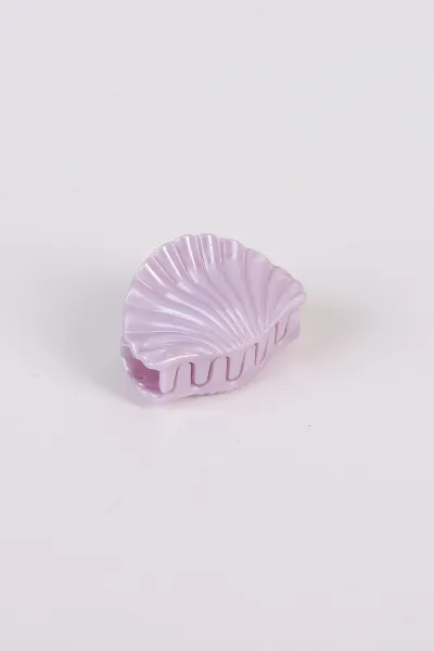 Lila İstiridye Minik  Mermer Mandal Toka 486060