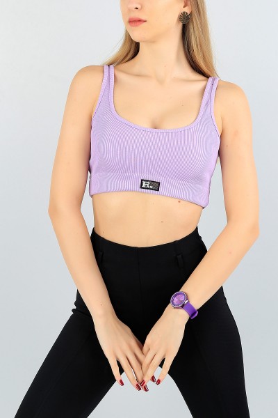 Lila Kolsuz Bayan Fitilli Atlet 58804