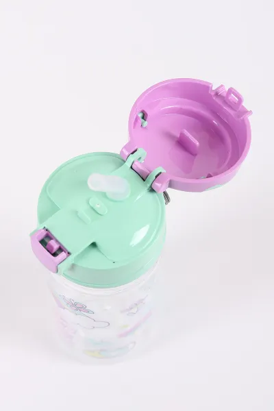Lila Mikro Karakterli Pipetli Matara 500 Ml 441755