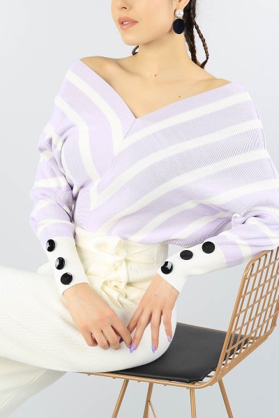 lila-on-arka-v-yaka-cizgili-triko-kazak-55783