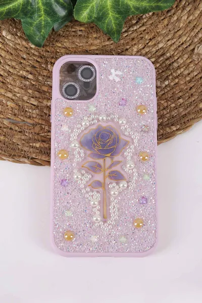 lila-teknocase-iphone-11-uyumlu-afra-diamond-case-serisi-lens-hediyeli-premium-sert-silikon-telefon-kilifi-430493