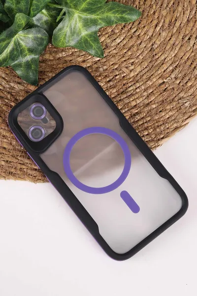 Lila TeknoCase İphone 11 Uyumlu Matte Guard Serisi Lens Korumalı Silikon Telefon Kılıfı 472434