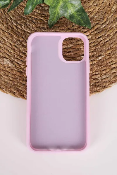 Lila TeknoCase İPhone 11 Uyumlu Nelly Diamond Serisi Taşlı Lens Hediyeli Sert Silikon Telefon Kılıfı 480920