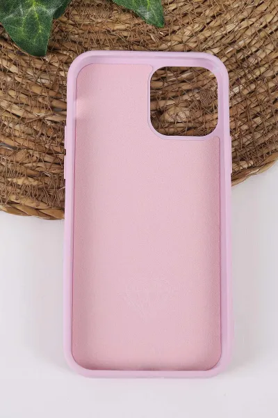 Lila TeknoCase İPhone 12 Uyumlu Afra Diamond Case Serisi Lens Hediyeli Premium Sert Silikon Telefon Kılıfı 430500