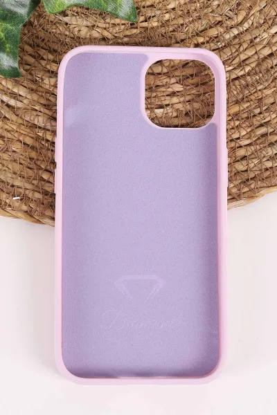 Lila TeknoCase İPhone 13 Uyumlu Ella Diamond Case Serisi Lens Hediyeli Sert Silikon Telefon Kılıfı 457730