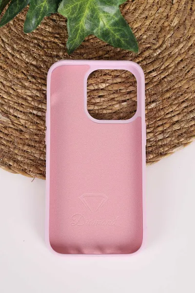 Lila TeknoCase İPhone 14 Pro Uyumlu Perfect Diamond Case Serisi Taşlı Lens Hediyeli Sert Silikon Telefon Kılıfı 480795