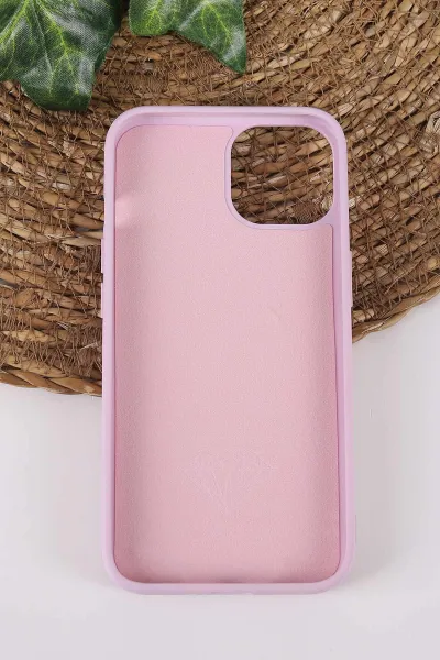 Lila TeknoCase İPhone 14 Uyumlu Afra Diamond Case Serisi Lens Hediyeli Premium Sert Silikon Telefon Kılıfı 430510