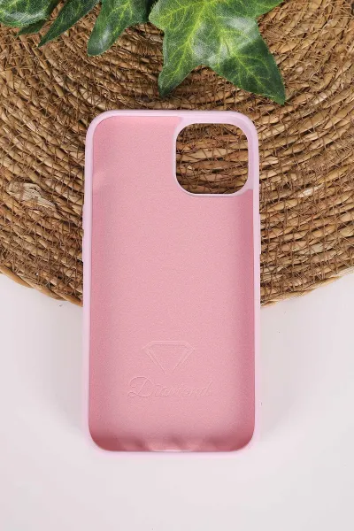 Lila TeknoCase İPhone 14 Uyumlu Nelly Diamond Serisi Taşlı Lens Hediyeli Sert Silikon Telefon Kılıfı 480928