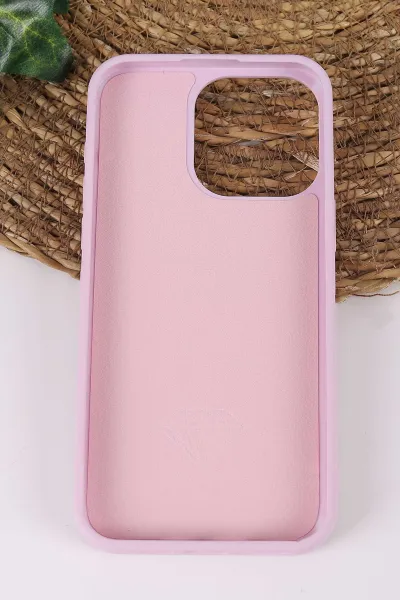 Lila TeknoCase İPhone 15 Pro Max Uyumlu Afra Diamond Case Serisi Lens Hediyeli Premium Sert Silikon Telefon Kılıfı 430537