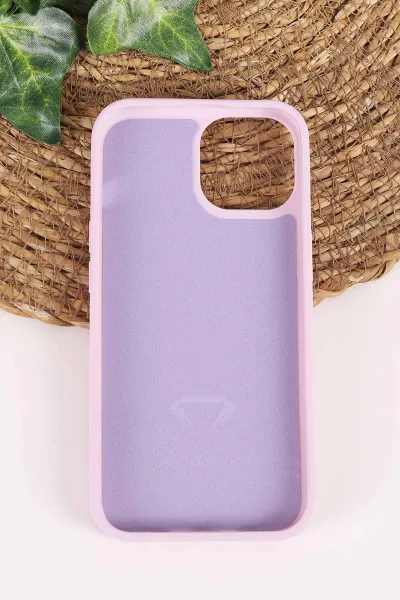 Lila TeknoCase İPhone 15 Uyumlu Ella Diamond Case Serisi Lens Hediyeli Sert Silikon Telefon Kılıfı 457750