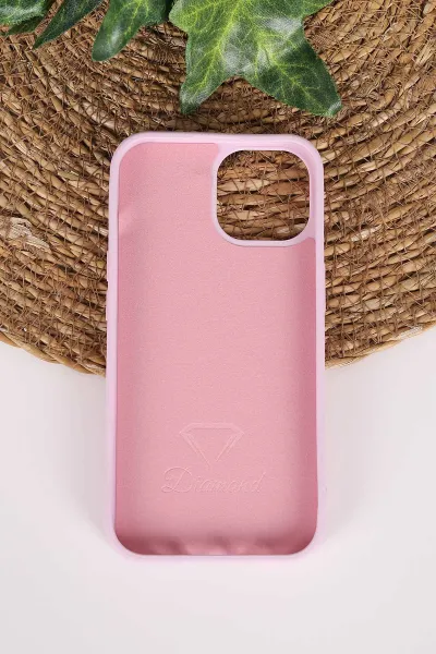 Lila TeknoCase İPhone 15 Uyumlu Perfect Diamond Case Serisi Taşlı Lens Hediyeli Sert Silikon Telefon Kılıfı 480811