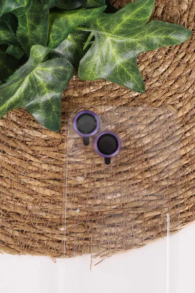 Lila TeknoCase İphone 16 Plus Uyumlu Matte Guard Serisi Lens Korumalı Silikon Telefon Kılıfı 472483
