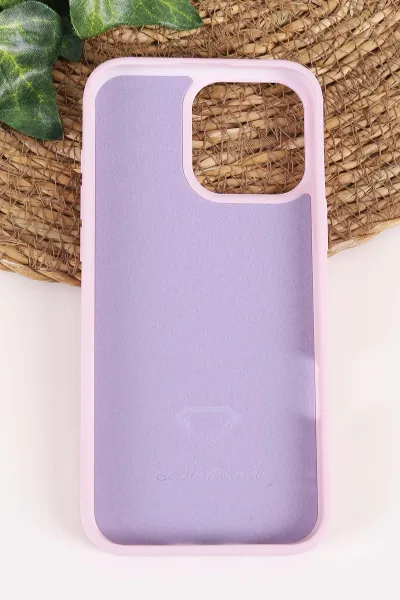 Lila TeknoCase İPhone 16 Pro Max Uyumlu Ella Diamond Case Serisi Lens Hediyeli Sert Silikon Telefon Kılıfı 457822