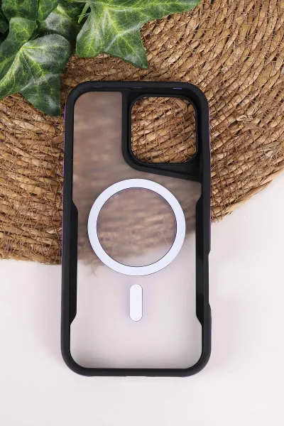 Lila TeknoCase İphone 16 Pro Max Uyumlu Matte Guard Serisi Lens Korumalı Silikon Telefon Kılıfı 472488