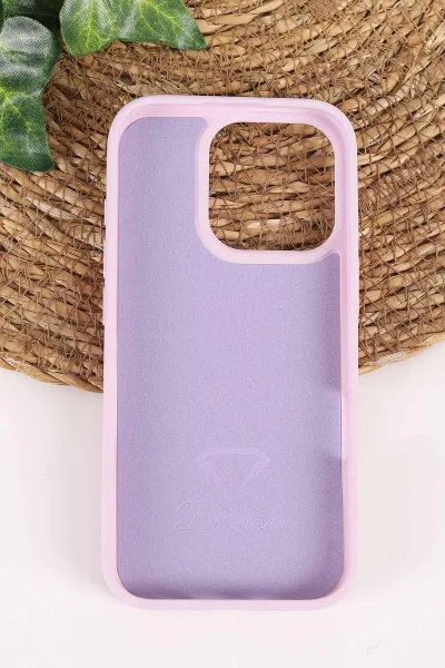 Lila TeknoCase İPhone 16 Pro Uyumlu Ella Diamond Case Serisi Lens Hediyeli Sert Silikon Telefon Kılıfı 457818