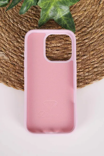 Lila TeknoCase İPhone 16 Pro Uyumlu Nelly Diamond Serisi Taşlı Lens Hediyeli Sert Silikon Telefon Kılıfı 480955