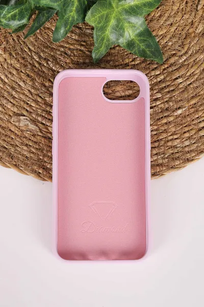 Lila TeknoCase İPhone 16E & 17E Uyumlu Perfect Diamond Case Serisi Taşlı Lens Hediyeli Sert Silikon Telefon Kılıfı 480891