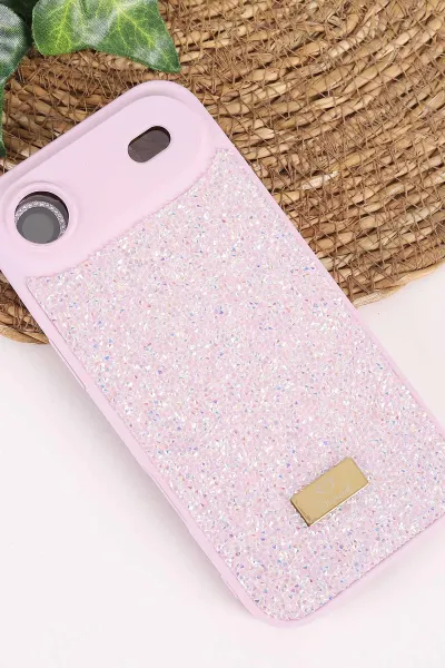 Lila TeknoCase İPhone 17 Air Uyumlu Ella Diamond Case Serisi Lens Hediyeli Sert Silikon Telefon Kılıfı 457839