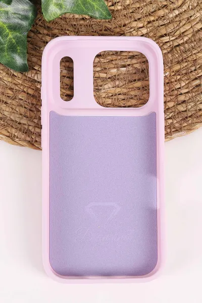 Lila TeknoCase İPhone 17 Pro Uyumlu Ella Diamond Case Serisi Lens Hediyeli Sert Silikon Telefon Kılıfı 457830
