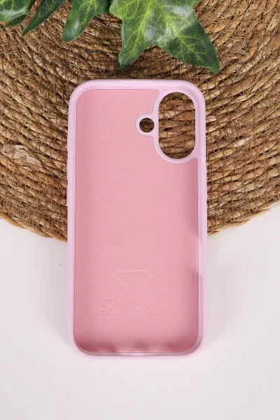 Lila TeknoCase İPhone 17 Uyumlu Perfect Diamond Case Serisi Taşlı Lens Hediyeli Sert Silikon Telefon Kılıfı 480854