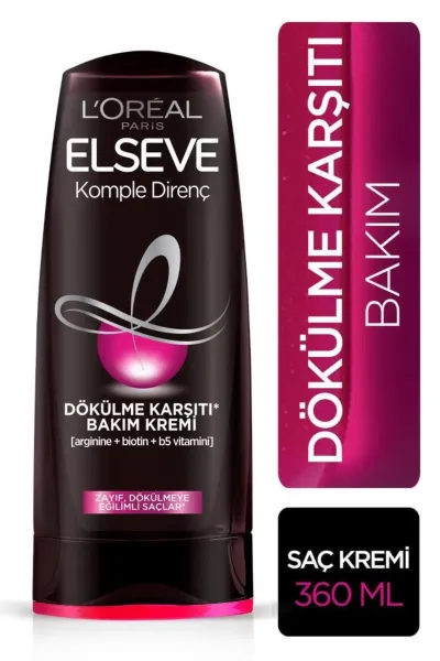 L'Oréal Paris Elseve Komple Direnç Dökülme Karşıtı Bakım Kremi 360 ml 231921