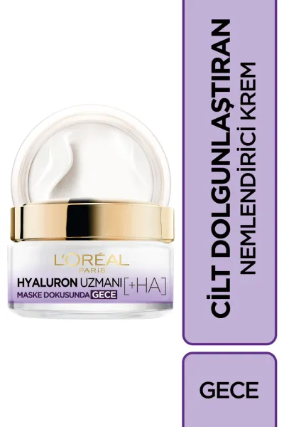 L'Oréal Paris Hyaluron Uzmanı Cilt Dolgunlaştıran Nemlendirici Krem Gece 233124