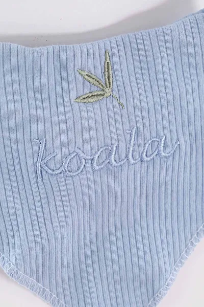 Mavi (0-3 Ay) Koala Nakışlı Yeni Doğan 5'li Bebek Zıbın Seti 475366