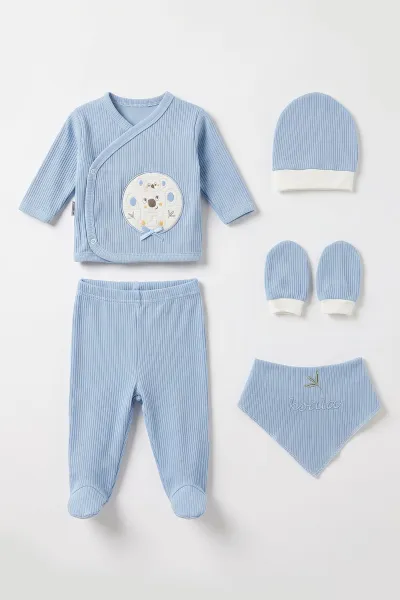 mavi-0-3-ay-koala-nakisli-yeni-dogan-5li-bebek-zibin-seti-475366