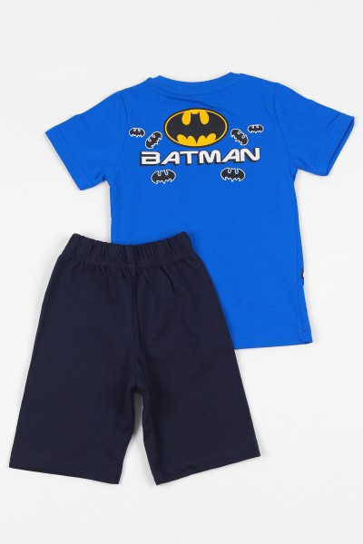 Mavi (1-10 yaş) Batman Baskılı Erkek Çocuk Şortlu Takım 109080
