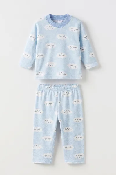 mavi-1-3-yasbulut-desenli-cocuk-pijama-takimi-477369