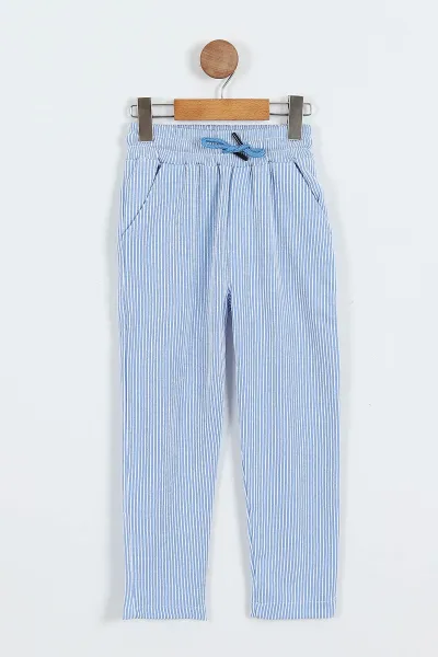 mavi-11-14-yasfitilli-likrali-erkek-cocuk-jogger-pantolon-357086