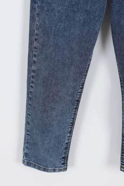 Mavi (11-15 Yaş)Basic Model Erkek Çocuk Kot Pantolon 329831