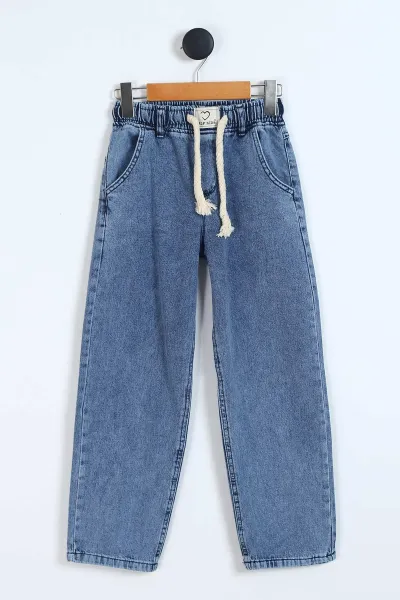 mavi-11-15-yasboyfriend-beli-lastikli-kiz-cocuk-kot-pantolon-329747