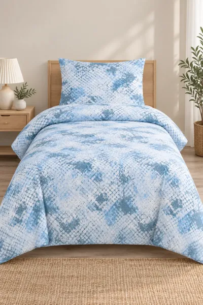 Mavi 160x220 Cm Bella Home Tek Kişilik New Box Nevresim Takımı 491418