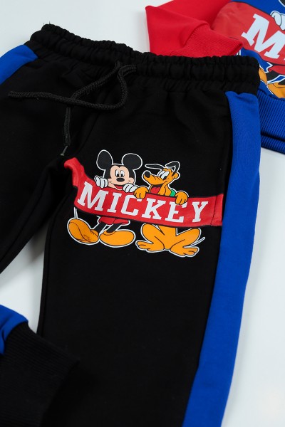 Mavi (2-8 Yaş) Mickey Baskılı Erkek Çocuk İkili Takım 96493