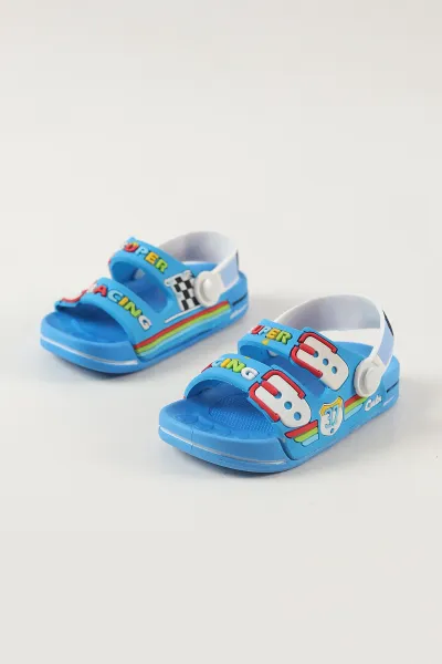 Mavi ( 25 - 29 ) Figürlü Erkek Çocuk Sandalet 462505