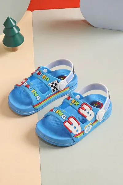 Mavi ( 25 - 29 ) Figürlü Erkek Çocuk Sandalet 462505