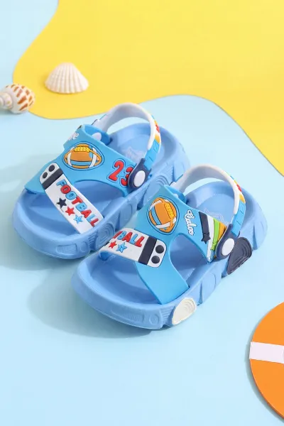 Mavi ( 25 - 29 ) Figürlü Erkek Çocuk Sandalet 462517